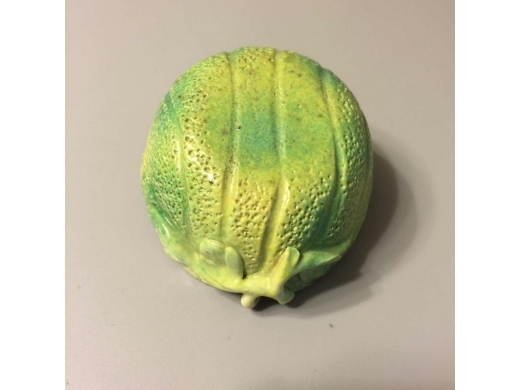 綠月華釉佛手形水洗