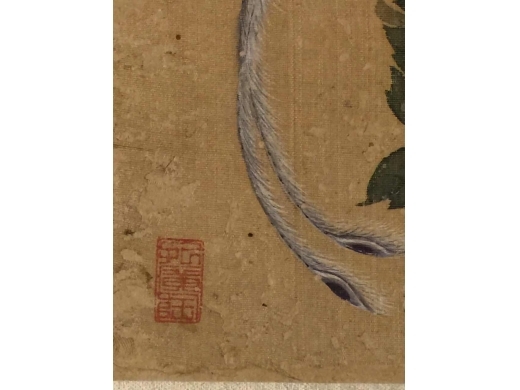 绢本着色花鸟