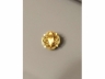银镀金嵌青金耳环(1对)