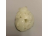 白玉琢双獾挂件