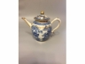 青花加金彩山水亭台楼阁图茶具(10件)