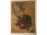 绢本着色多子石榴花卉