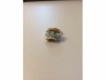 14K金镶澳宝5粒南非小占女戒