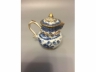 青花加金彩山水亭台楼阁图茶具(10件)
