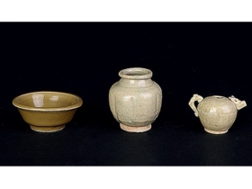 陶瓶·陶碗(三件）