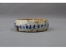 青花“胡振金办用”瓷砚