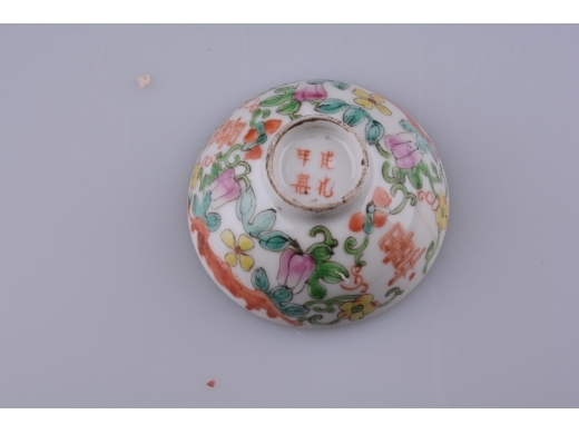 彩花酒杯