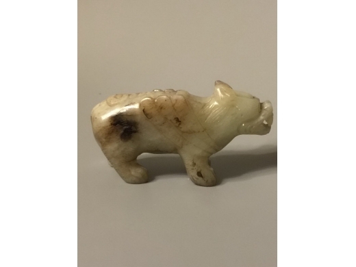 古白玉皮子飞翼立狩