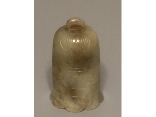 糖玉琢古钟形摆件