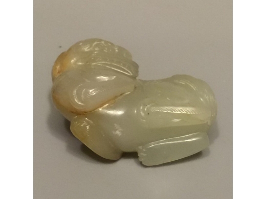 青白玉太少狮挂珮