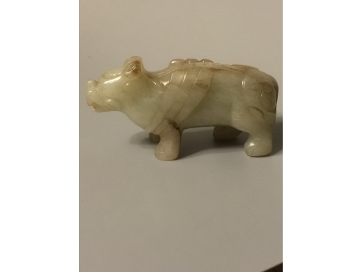 古白玉皮子飞翼立狩