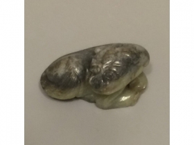 墨玉琢瑞狩珮件