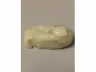 白玉琢桃鹤把件