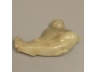 白玉琢坐相罗汉（天然玉纹）