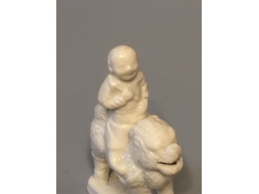 德化窑麒麟送子立件