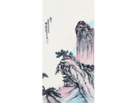 赵延绪（1897～1998） 山水 立轴 设色纸本