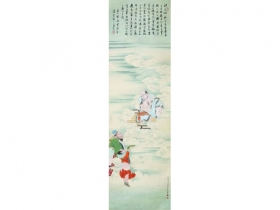 李蕙仙（1869～1924） 罗汉 立轴 设色纸本