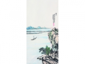 赵延绪（1897～1998） 山水 立轴 设色纸本
