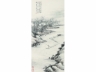 冯超然（1882～1954） 春江图 立轴 设色纸本