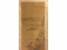  絹本設色山水人物立軸  作者：耕甫山人