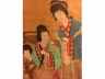 絹本設色仕女中堂
