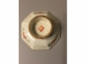 粉彩花蝶八方高足盆