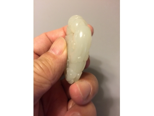 白玉琢雙面龍鳳珮