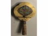 銅 燒琺瑯三雞圖燙斗