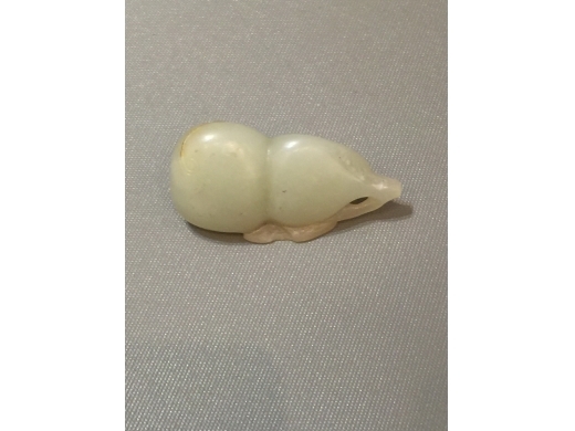 白玉琢大吉形掛件