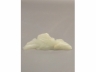 白玉琢山子形筆擱
