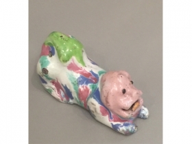 粉彩臥狩小水滳