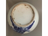 青花松，蝠，小口蘋果尊
