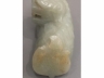 白玉琢臥狩大把玩擺件