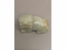 白玉琢臥狩大把玩擺件