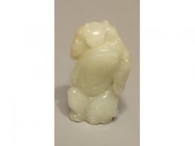 白玉琢張仙送子掛珮