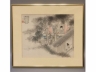 紙本山水仕女方片，二幅 画心
