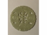 青白玉雕福壽双全通花园珮