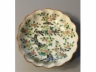 仿康彩花鳥花果，金花边，高足盆，同治當朝款精品