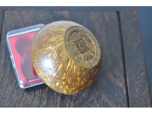 永存珍玩款 洒金 笔添