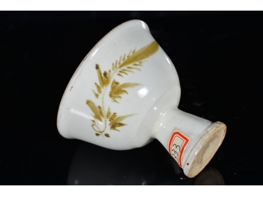 明代 蝴蝶 高足杯