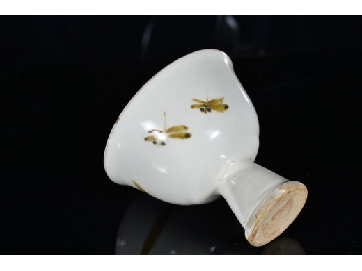 明代 蝴蝶 高足杯