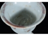 元代 釉里红 赤龙纹 转杯