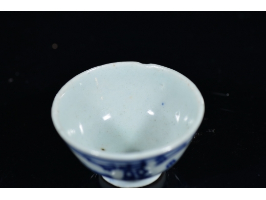 青花喜事连连 酒杯