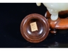 和田玉 双师 三足活环香炉