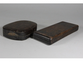 硬木砚盒、文具盒