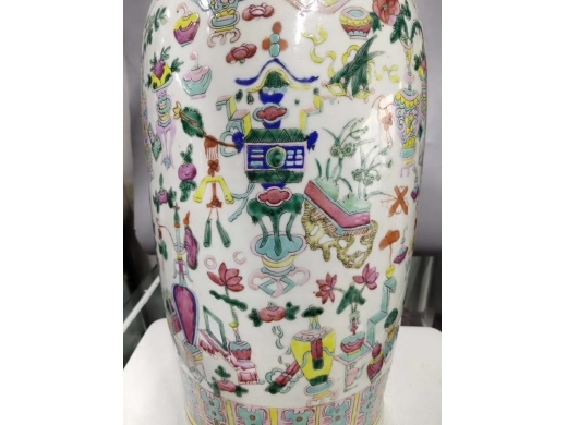 暗八仙 兽耳大瓶