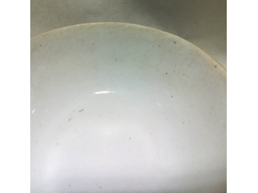 褐釉 开窗花卉碗