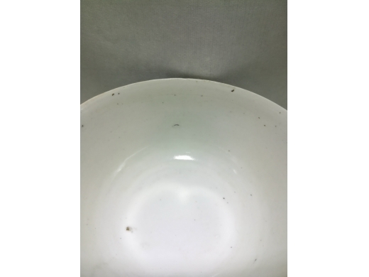褐釉 开窗花卉碗