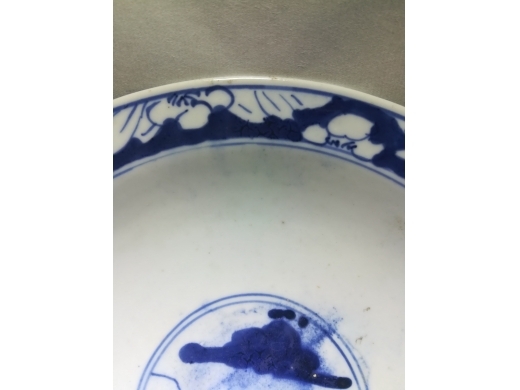 青花福禄寿喜四星高足碗