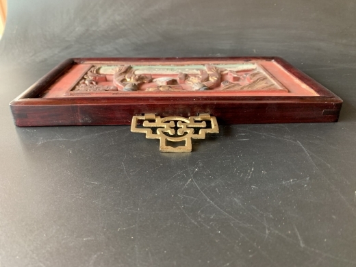 漆金木小挂屏